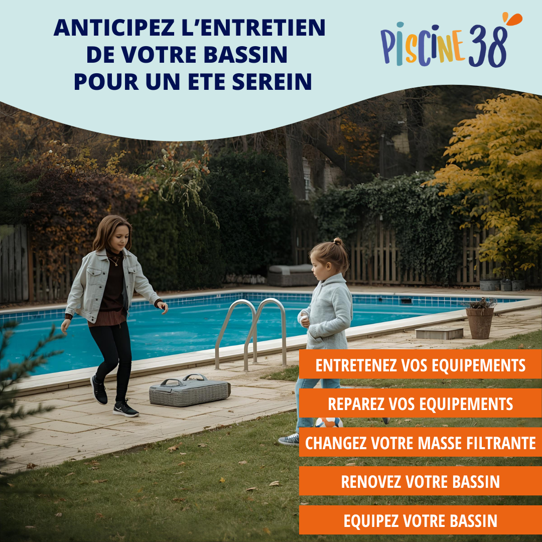 Anticipez l'entretien de votre bassin cet hiver pour un été serein
