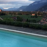 Temps nuageux - Piscine